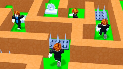 100 Player Trap Maze🔪