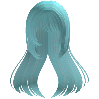 ♡ magical long princess hair in blue