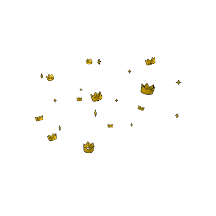 Gold Crown Aura - 3D Royal Sparkle Y2K King Roblox item