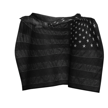 dark tied american flag cape Roblox item