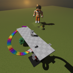 See me and complete a small obby for a prize