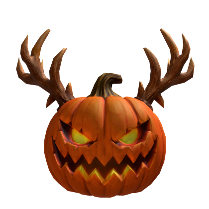 Pumkin head with antlers