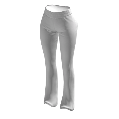 Tracksuit Pants White Euina Baddie Cozy 2000s Y2K thumbnail