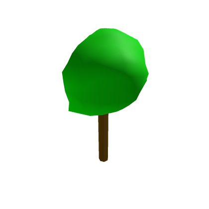 smooth low poly tree