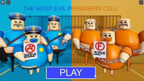 POLICE VS CRIMINAL BARRY'S PRISON RUN! (OBBY)