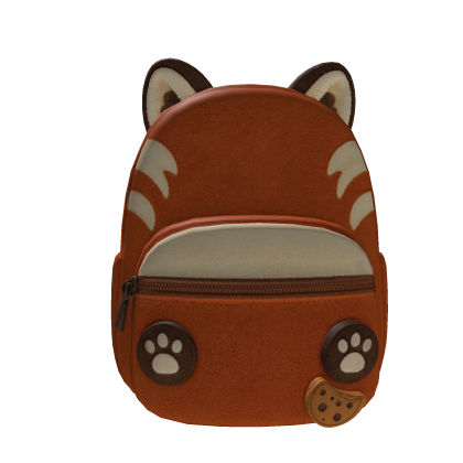 Mochila de panda roja