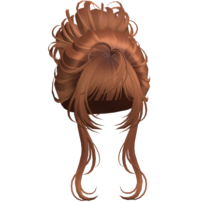 Messy Elegant Anime Bun Ginger