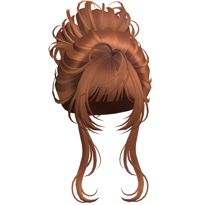 Messy Elegant Anime Bun Ginger