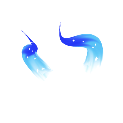[LIMITED] ✨ Blue Glowy Star Horns