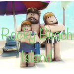Rocky beach island