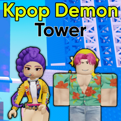Kpop Demon Hunters Tower (300+ Stages!) official Roblox game thumbnail