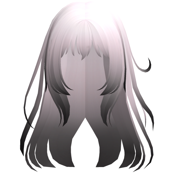 pink ombre wispy loose angelic anime hair