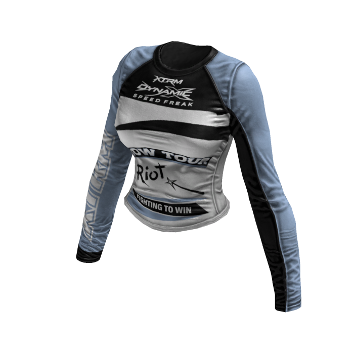 Graffiti Hashiriya Streetracer Top (Baby Blue)