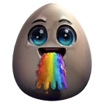 🌈Rainbow Barf Easter Egg🌈