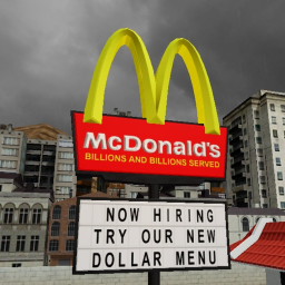 雨のマクドナルド