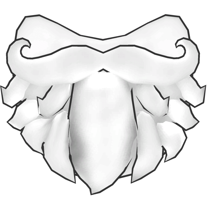 Cartoony Santa Beard