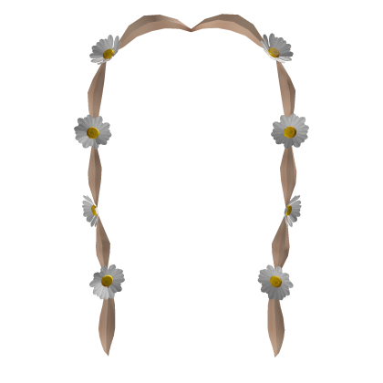 Daisy Bubble Braid Bangs [Blonde] Roblox item
