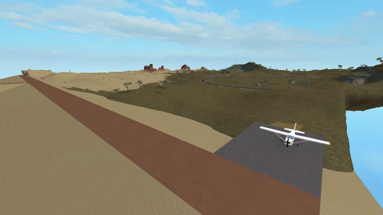 Western town with airport. thumbnail