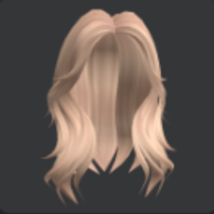 Y2K Layered Wolfcut(Blonde) Roblox decal