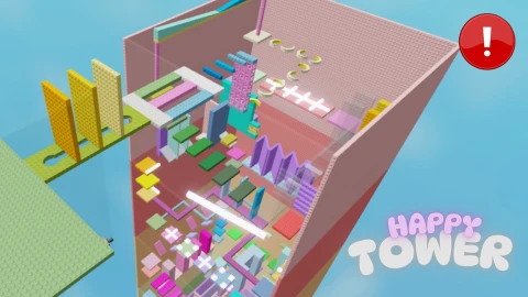 Happy Tower Obby Roblox game thumbnail