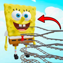 🍔 CART RIDE INTO SPONGY BOY!