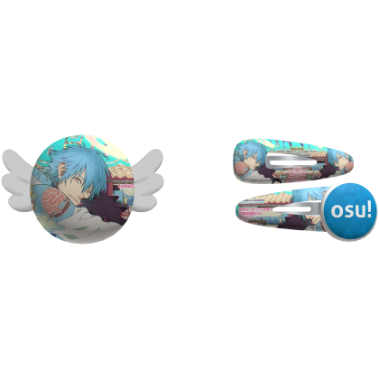aoba segaraki pins kawaii anime 2000s hairclips