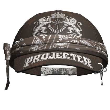 Y2k Bandana Cap Brown
