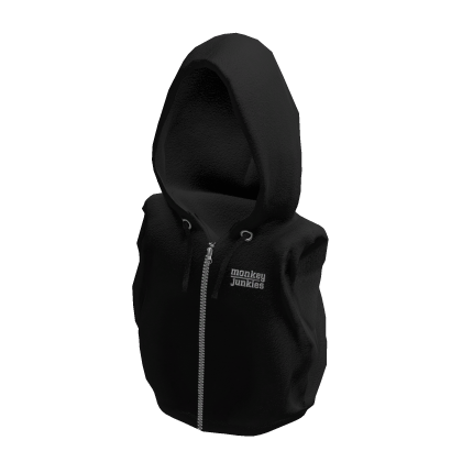 MJ - Hoodie Sleeveless Black thumbnail