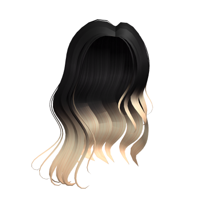 Black to Blonde Wavy Girl Hair Roblox item