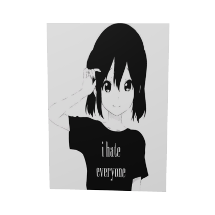i hate everyone cape Roblox item