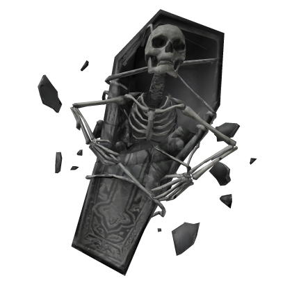 Halloween Coffin Skeleton