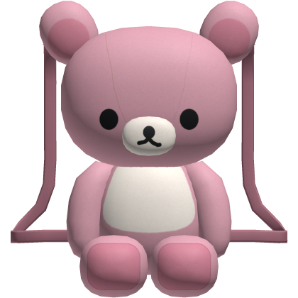 Cute Pink Rilakkuma Korilakkuma Bear Plushie [1.0] Roblox item