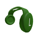 Green Clockwork Headphones