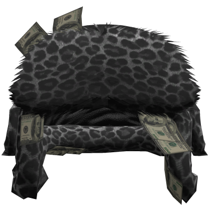 Black Leopard Money Ushanka Roblox item