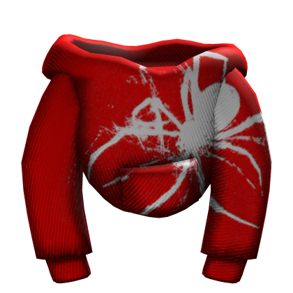 Red Designer Spider Male Hoodie Roblox item