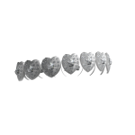 Silver Heart Diamond Bracelet [Right]