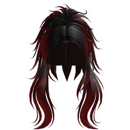 Y2K Long Wavy Messy Ponytail Roblox item