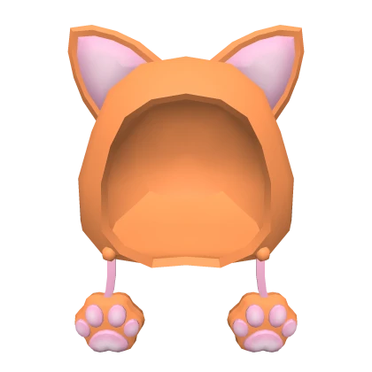 Orange cat hoodie online