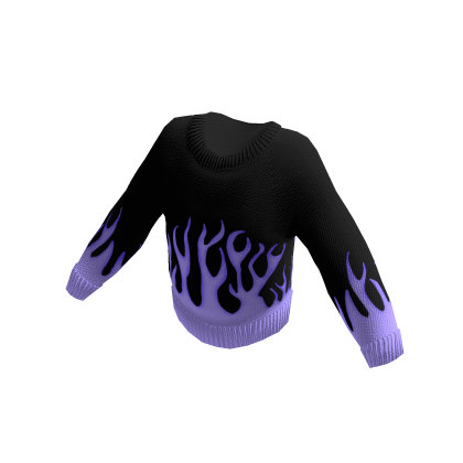 Purple Fire Sweater