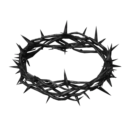 Black Goth Thorn Crown Roblox item
