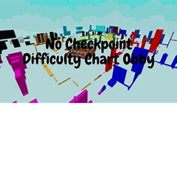 No checkpoint difficulty chart obby