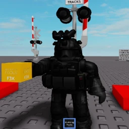 Make a Railroad crossing icon