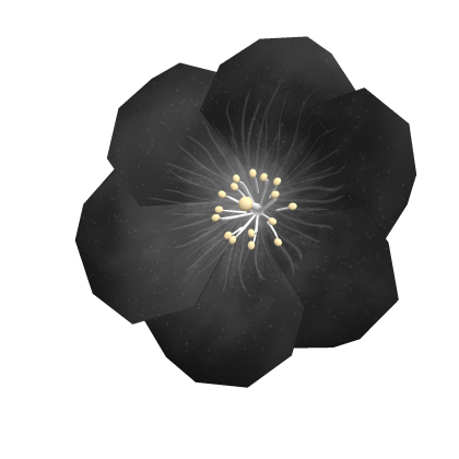 Tropical Flower Hair Clip In Black Roblox item