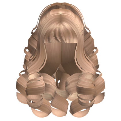 Fluffy Curly Pearl Ponytail Silky Blonde