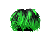 [FREE] Black Green Fluffy Messy Boy Hair