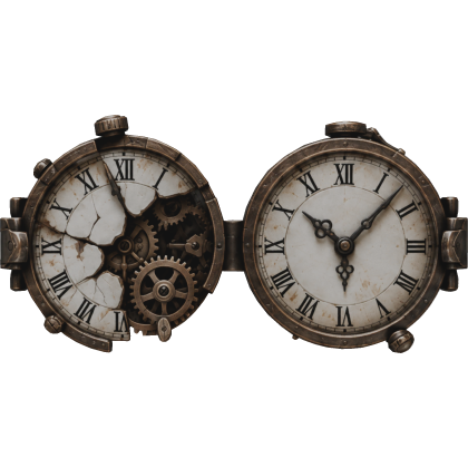 Broken Clock Eyes Roblox item