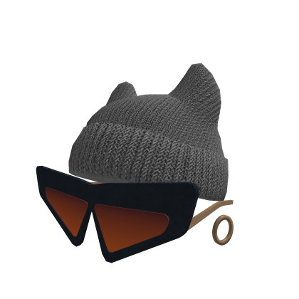 bad bunny hat with glasses  Roblox item
