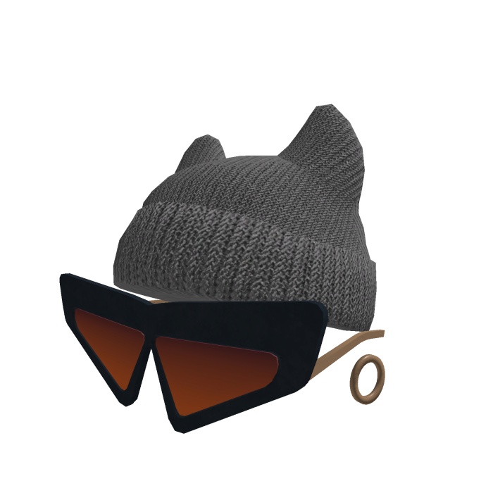 badbunny hat with glasses 