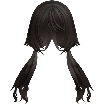 Long Wispy Moe Pigtails Dark Brown Roblox item