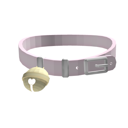 ♡ ꒰ cutesy pink cat collar with bell 3.0